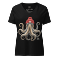 #wild_north_apparelWomen’s Wild Spirit Octopus - Relaxed V-neck T-shirt - Wild North Apparel#canadian_outdoor_wildlife_inspired_clothing#